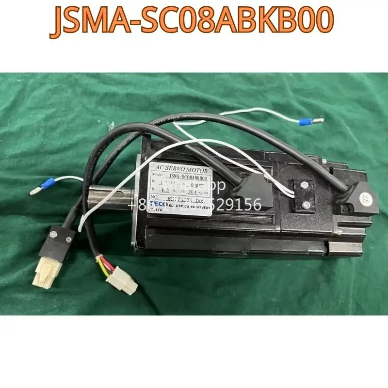 Second hand motor JSMA-SC08ABKB00 750W with brake function test OK Quick delivery