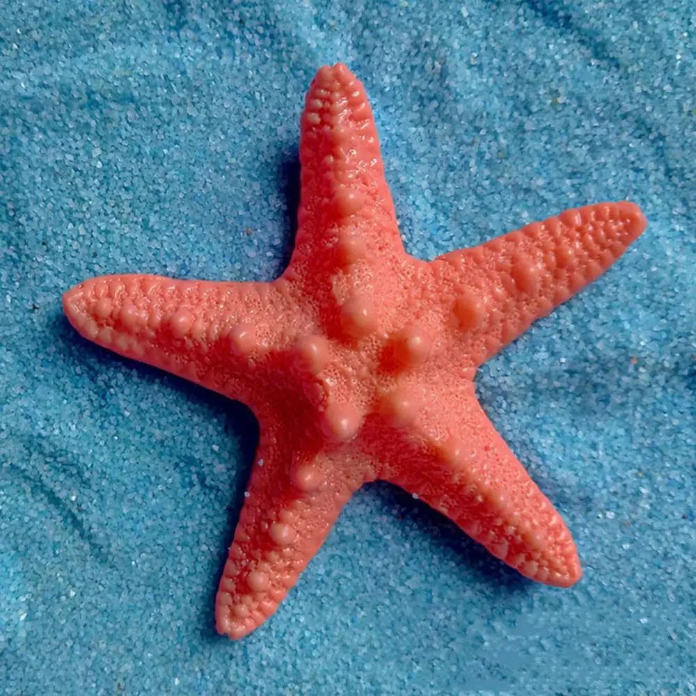 5Pcs Artificial Starfish Mediterranean Resin Sea Stars Mini Starfish Fish Tank Ornament  Beach Ocean Sea Star Home Decoration