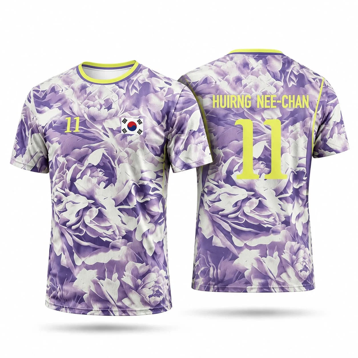 Südkorea Fußballtrikot Lässiges Sommer-Sport-3D-Druck Damen-T-Shirt Unisex-T-Shirt Kurzarm Schnelltrocknend Herren-T-Shirt – Detail 8