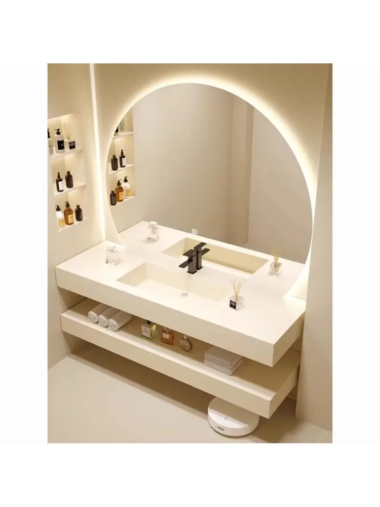 Mobili moderni Mobiletto da bagno Bagno Specchio per il trucco Lavandino da bagno