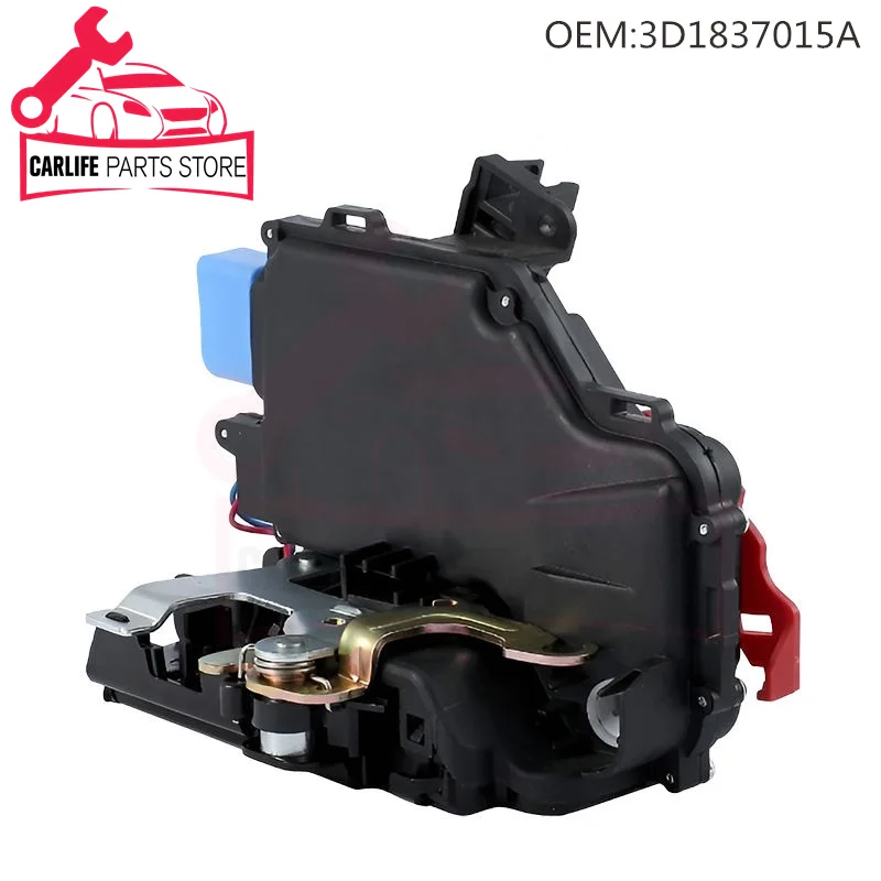 3D1837015A Front Passenger Left Side Door Lock Actuator for VW Caddy Golf Jetta Touran Touareg Skoda Octavia Seat Altea Toledo