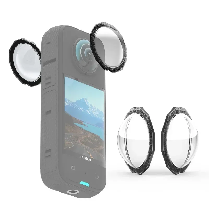 AMagisn para Insta360 X3 Protector de lente funda protectora de lente 360X3 accesorios protectores de protección