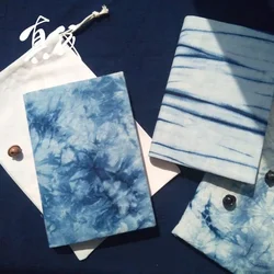 【Cloud and Sea】Original Handmade A5 and A6 Notebook Covers Protector Book Sleeve Crafted Fabric Products Diary Cover，in Stock