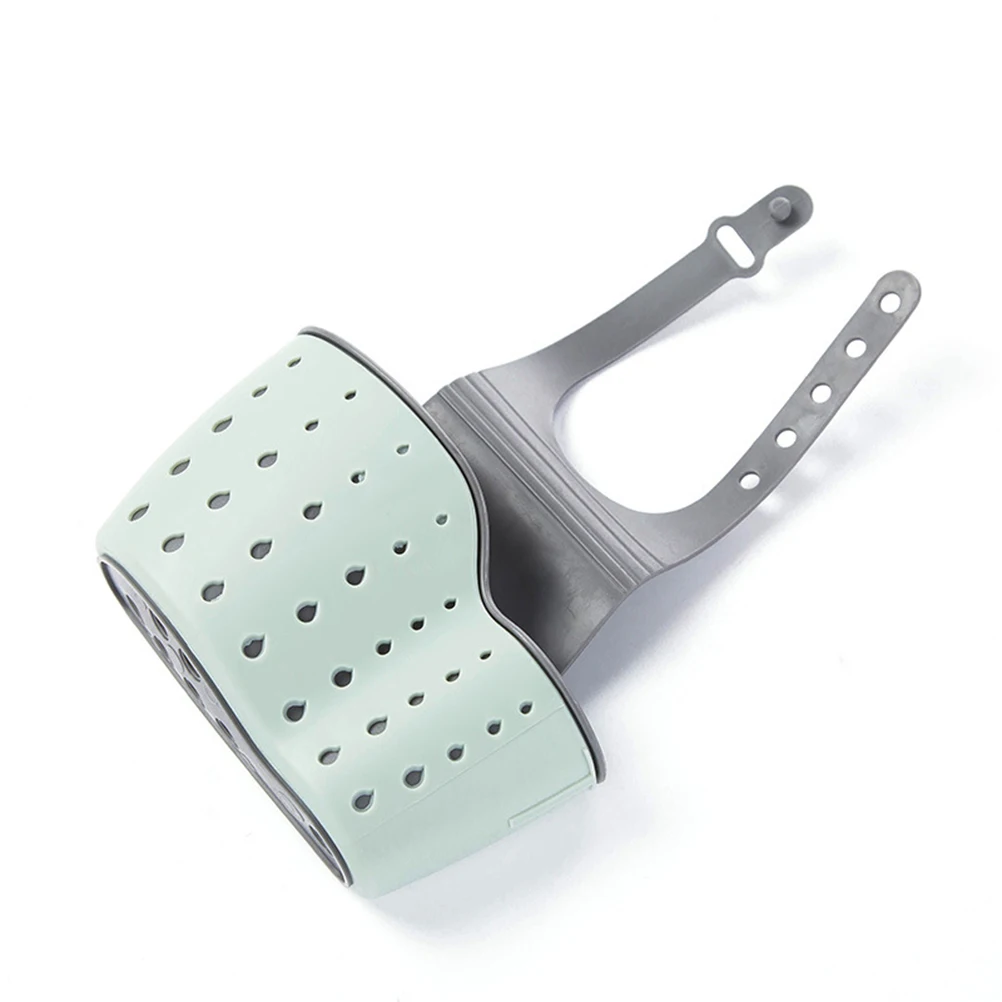 

Rubber Kitchen Faucet Sponge Rack Multifunctional Storage Holder Organizer for Cutting Tools Cooking Utensils