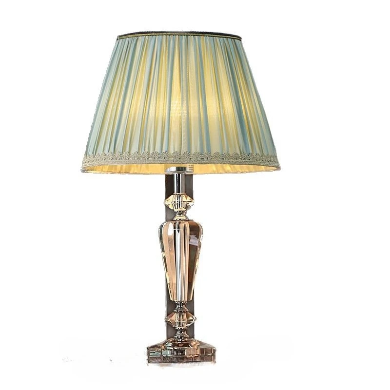 

Crystal bedside lamp, bedroom bedside living room creative hotel lamp