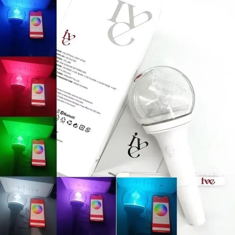 Imagem -05 - Wonyoung Yujin Concert Lightstick Lâmpada de Festa Flash Brinquedo Fluorescente Bastão de Luz Coreano Coleção Fans Presente Novo