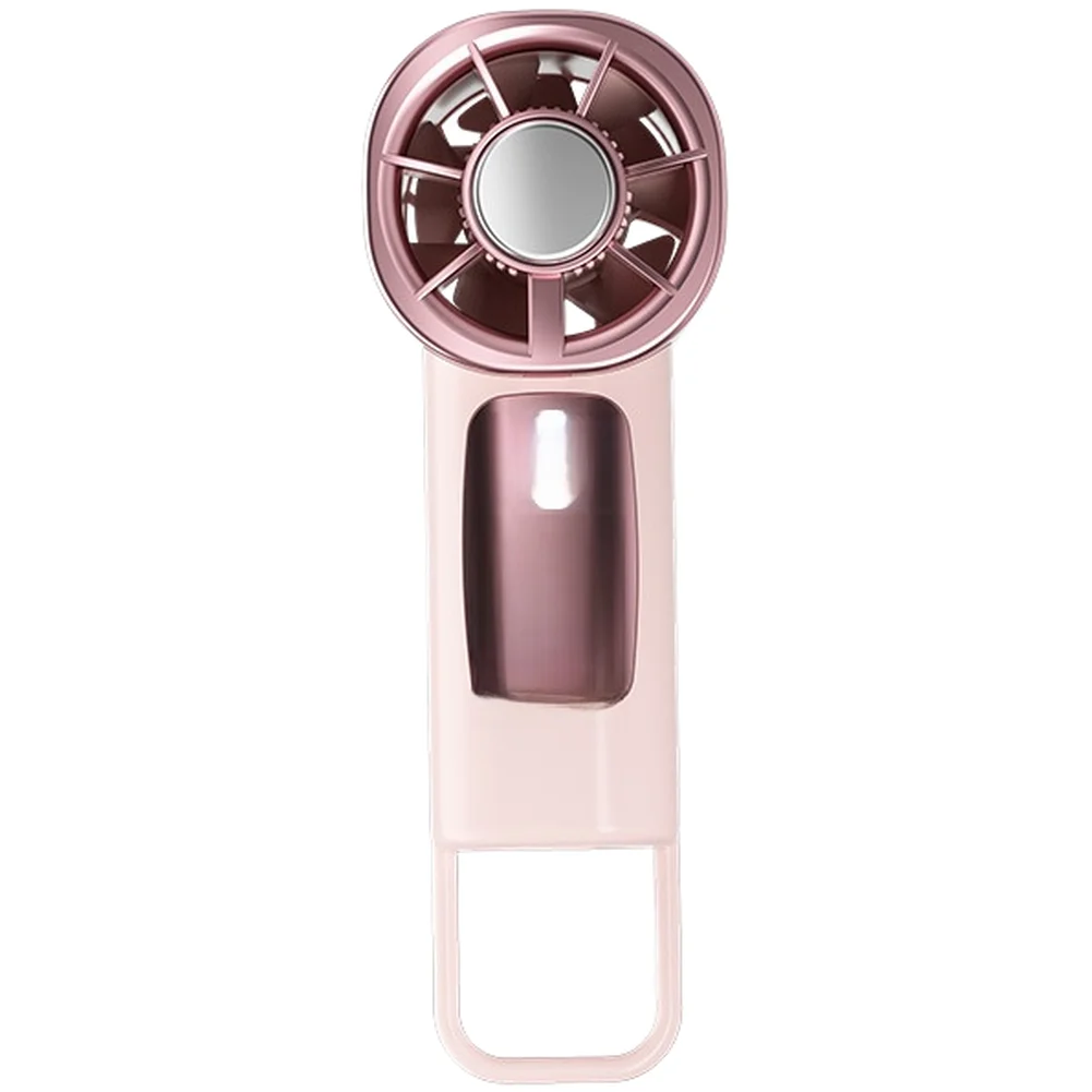 Adjustable Handheld Fan with Ice Cooling Capability for Face and Neck Comfort in High Temperature Environments