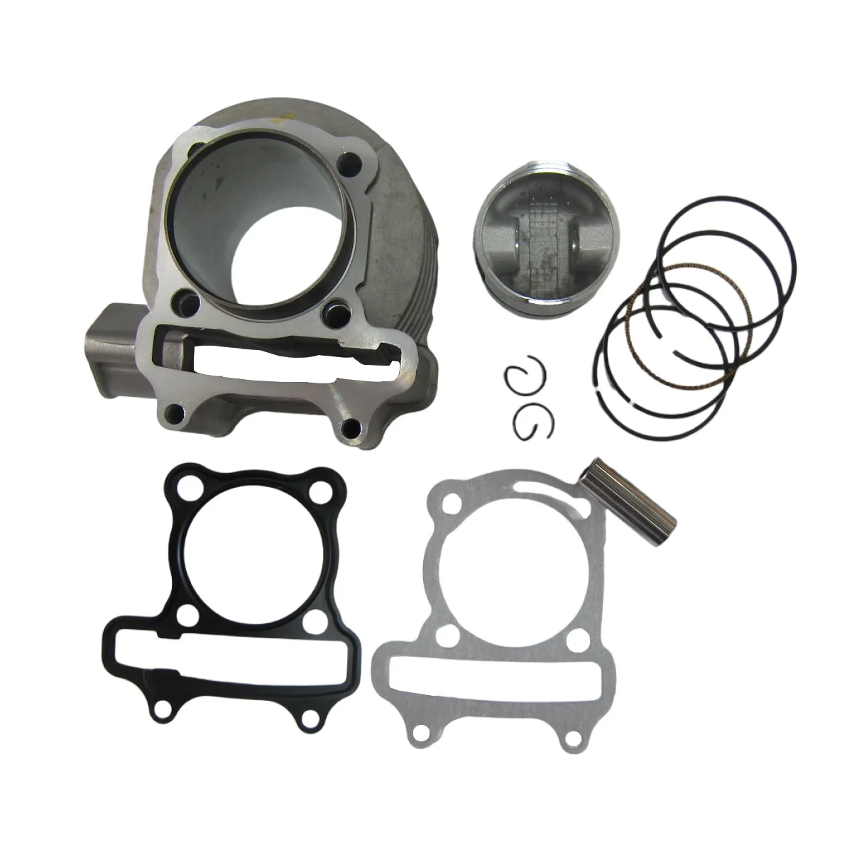 

57,4 мм GY6 150CC 180CC цилиндр с наборами поршней, детали для скутера, мопеда, квадроцикла