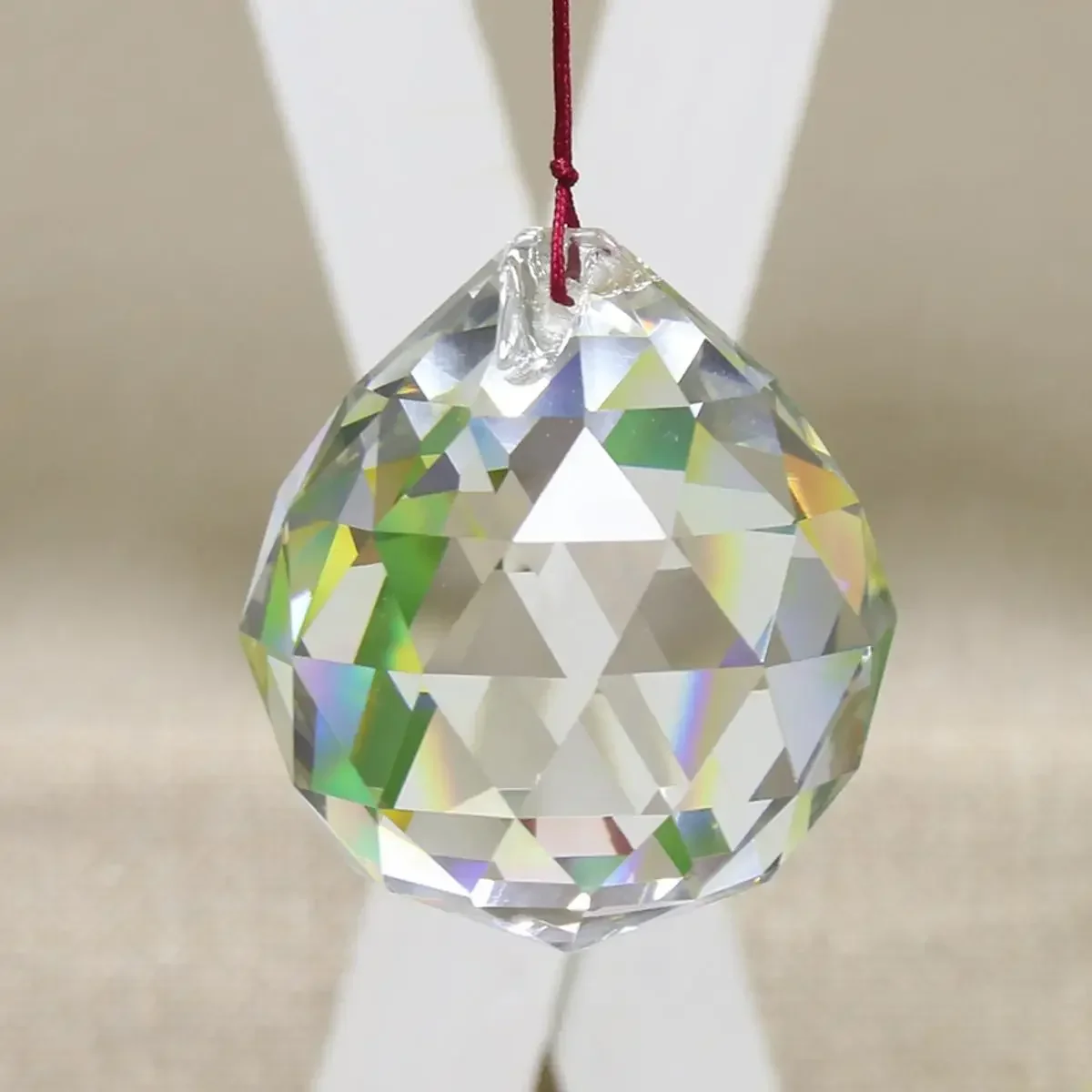 60mm Geomantic omen Water Prism Pendant Pendant Window Decoration Crystal Ball 2.4