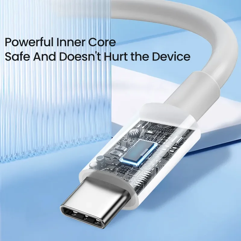 100W PD USB C TO Type C สายชาร์จเร็วสำหรับ iPhone 15 PLUS 16 PRO MAX Samsung Huawei Honor Xiaomi poco สายชาร์จ USB-C