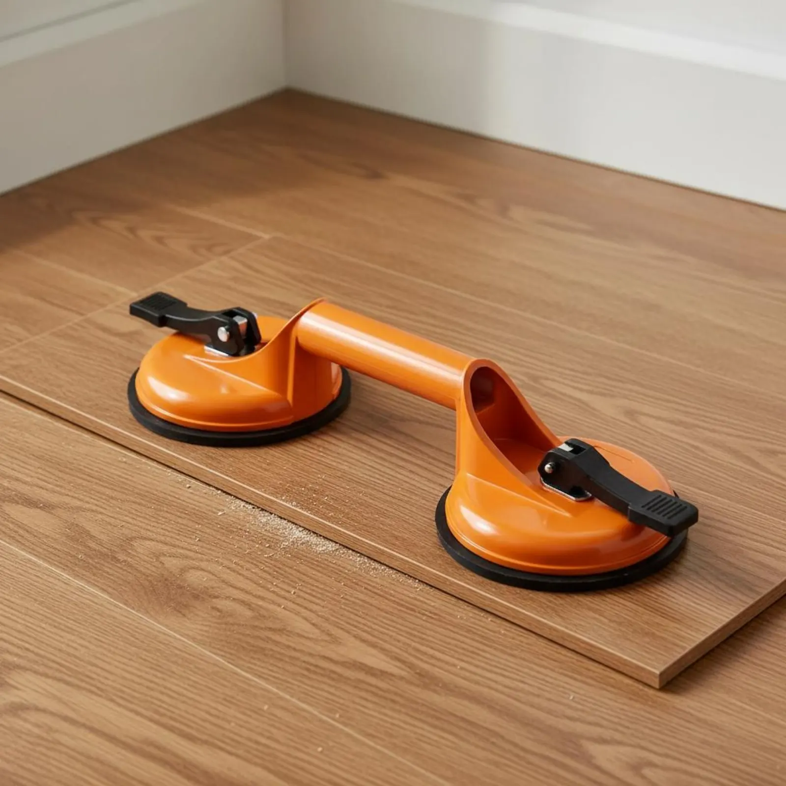 

Suction Disc Floor Separation Fixer Lever Action Wood Floor Seam Puller Double Suction Disc Lifter for DIY Hobbyists