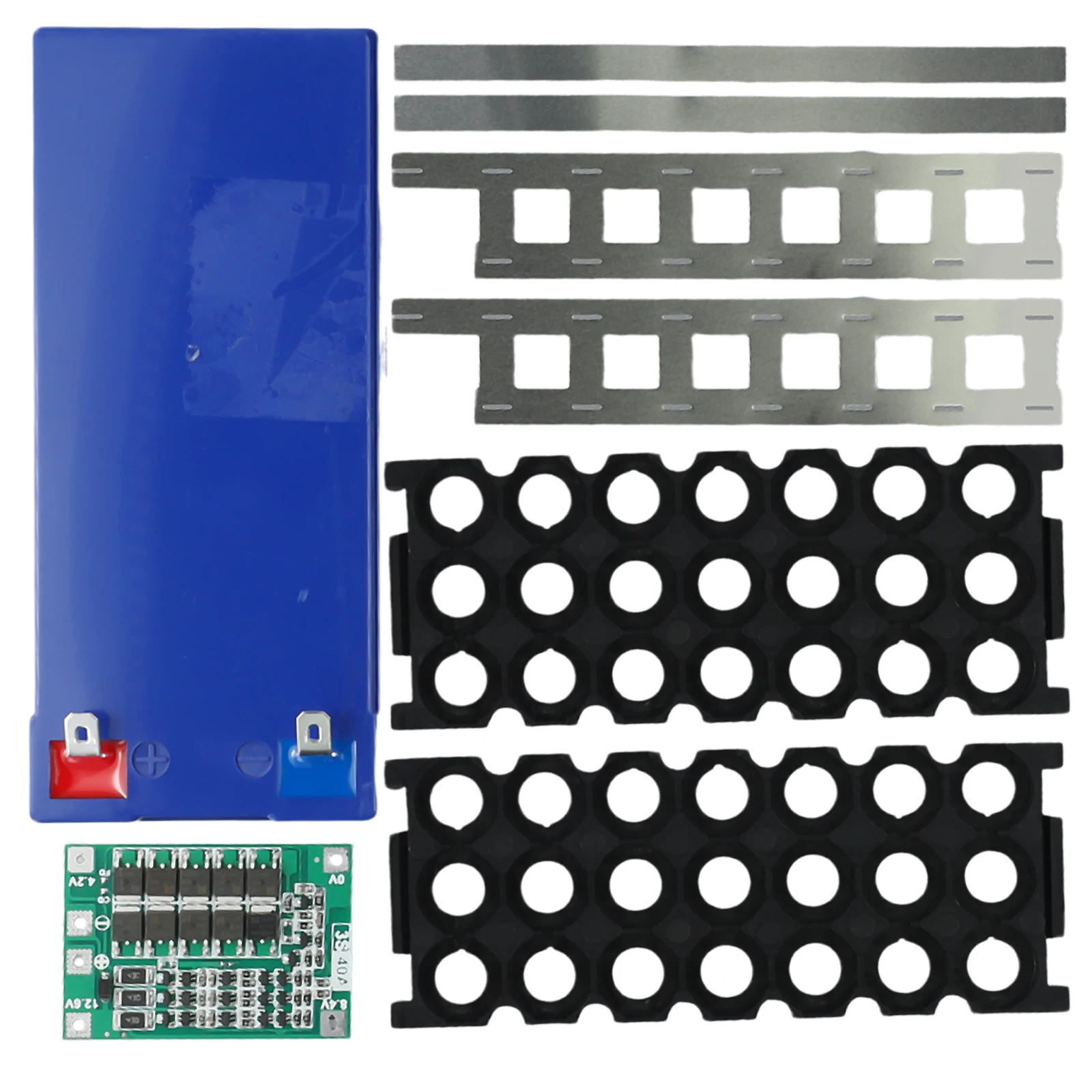 Turmera 12V 7Ah To 20Ah Battery Storage Box 3X7 18650 Holder 3S 40A With Welding Nickel For Motorcycle Replace Lead-Acid Use