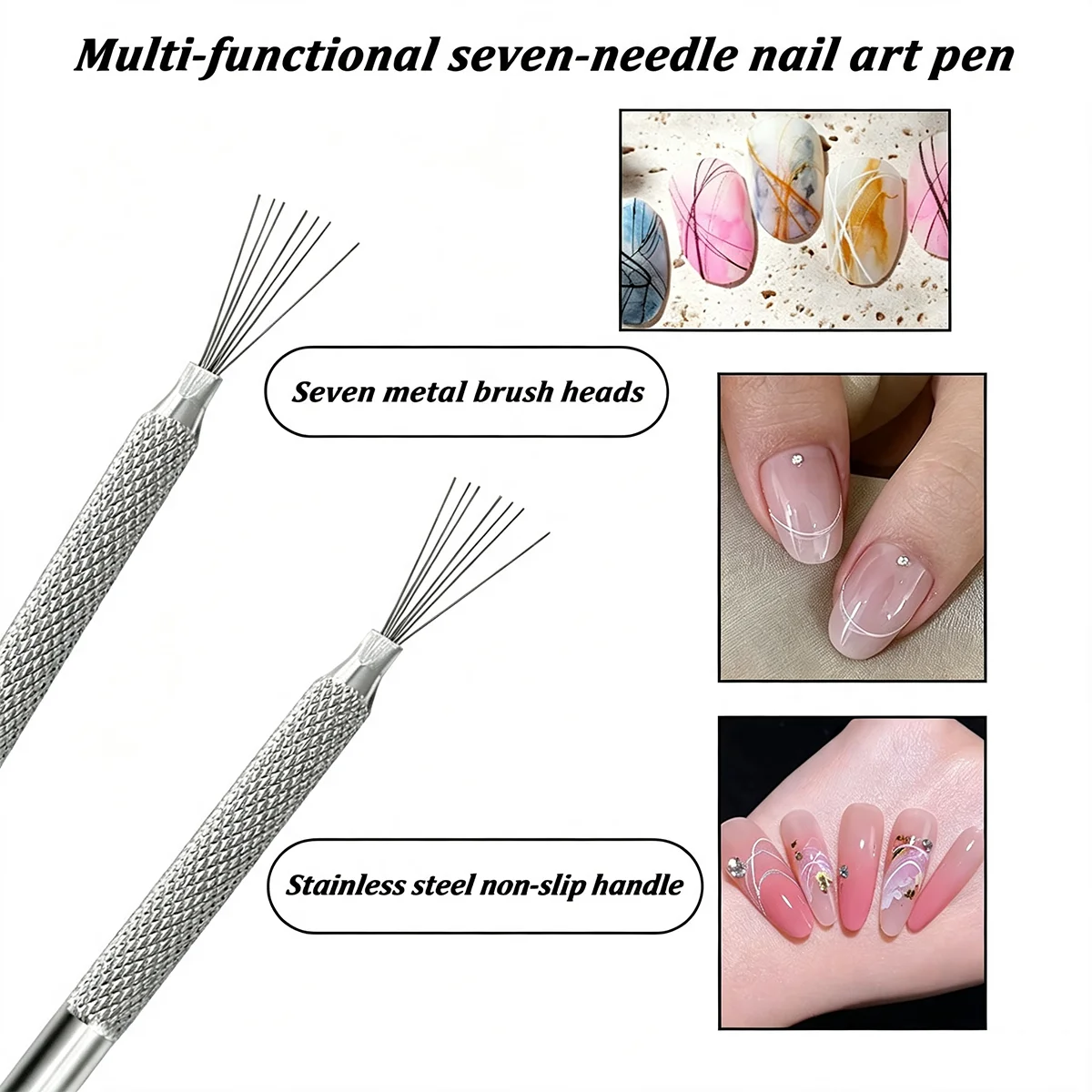 4/6pcs Nail Art Spider Pen, Ultra Fine Detail Line Drawing Tool For Spider Gel, Web Pattern Painting, DIY Manicure Salon Supply