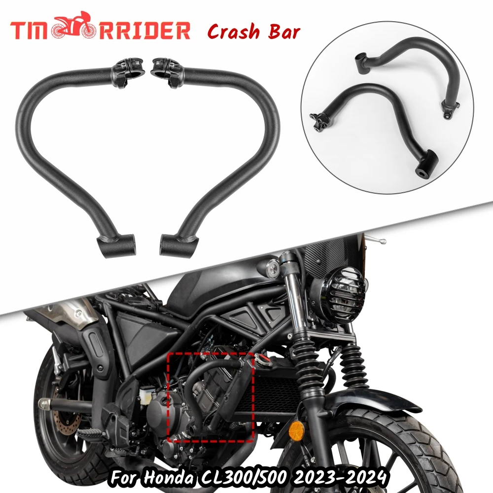 CL300 CL500 Motorcycle Engine Guard Crash Bar For Honda CL 300 CL 500 2023 2024 Falling Protection Bumper Frame Protector