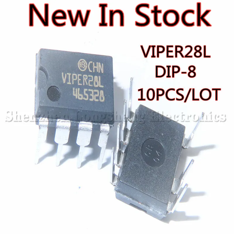 10PCS/LOT VIPER28L VIPER28 VIPER28LN  DIP-7  Power management chip New In Stock