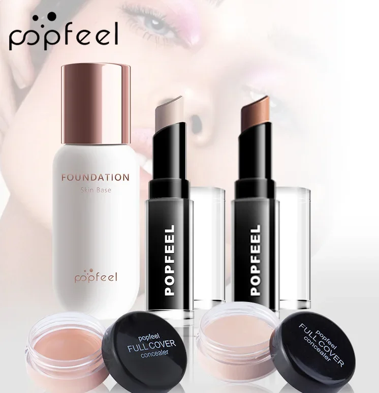 Kit per il trucco Popfeel più venduto Set completo All in One Palette di ombretti Eyeliner Bronzer, Coontour Luxe Set Regali Cosmetici per donna