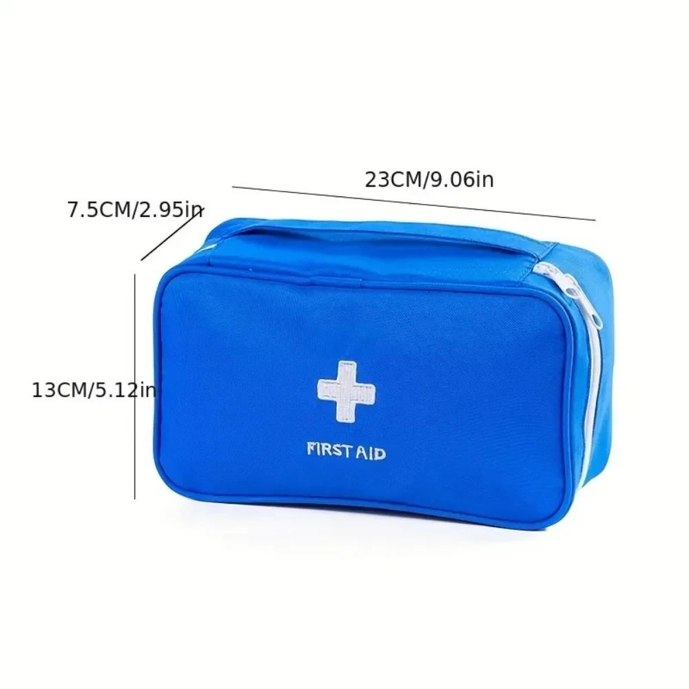 Health Medicine First Aid Kit Oxford Cloth Portable Travel Storage Emergency Kit Tote Bag Outdoor Medical Bag Storage Bag