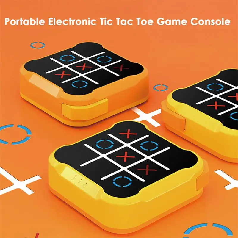 Electronic Tic-Tac-Toe Game Children's Electronic Toys Board Games Chess Set Chess Board Game Portable Indoor Party For Adults