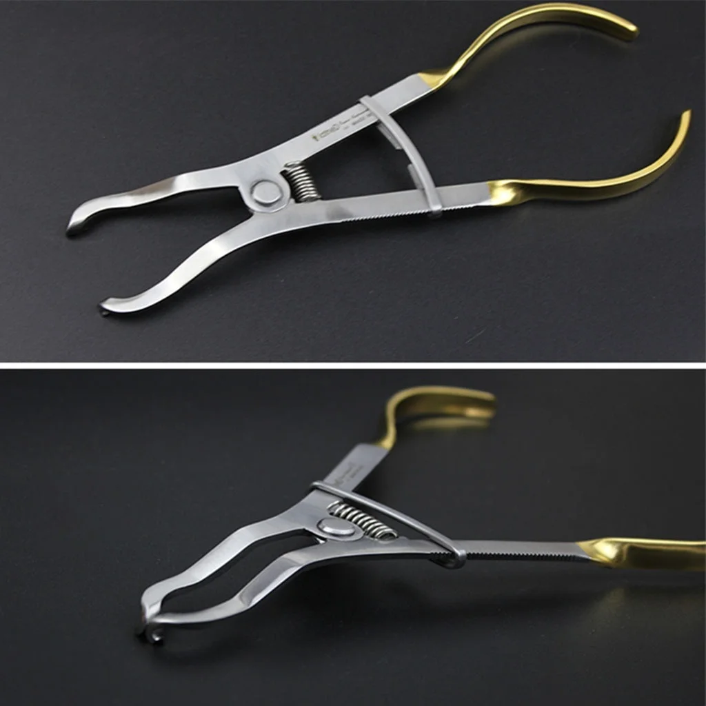 Dental Sectional Contoured Matrices Plier Stainless Steel Watercress Forming Plier Rubber Ring Frame Placing Pliers Dentist Tool