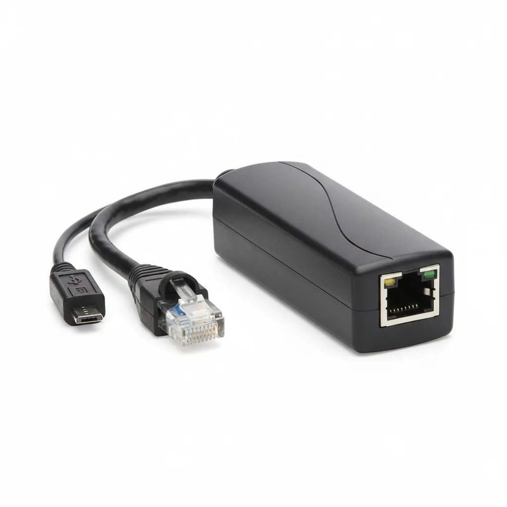 

Eaton NPOE-SPL-G-5VMU Tripp Lite Series PoE To USB Micro-B And RJ45 Active Splitter - 802af - 48 Volts To 5 Volts 1 Amps - Up
