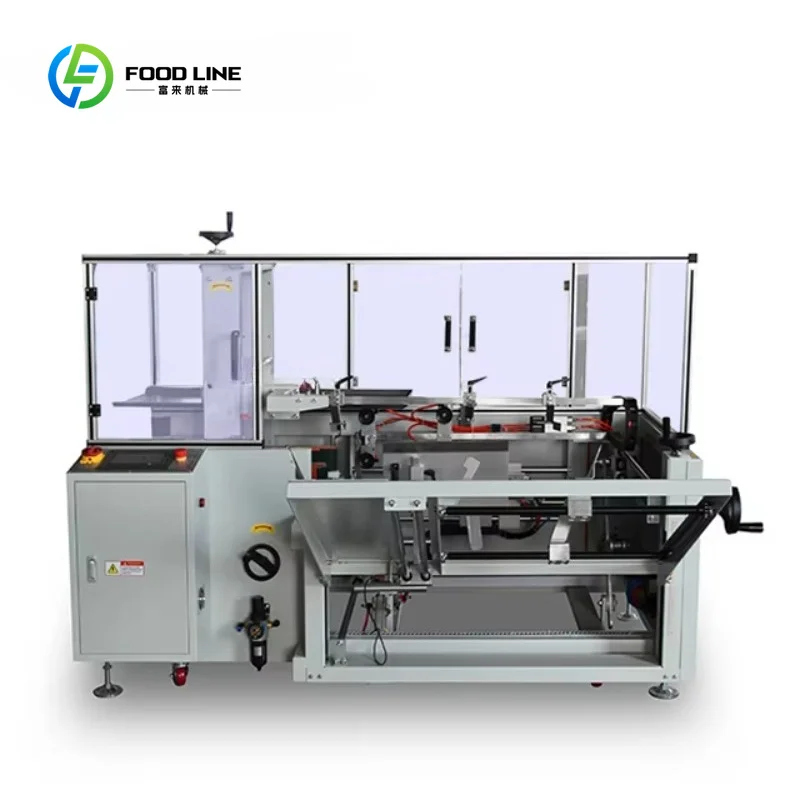 Customized Automatic Case Unpacker Carton Box Opener Erecting Forming Machine Cardboard Unpacking Equipment with Bottom Tape