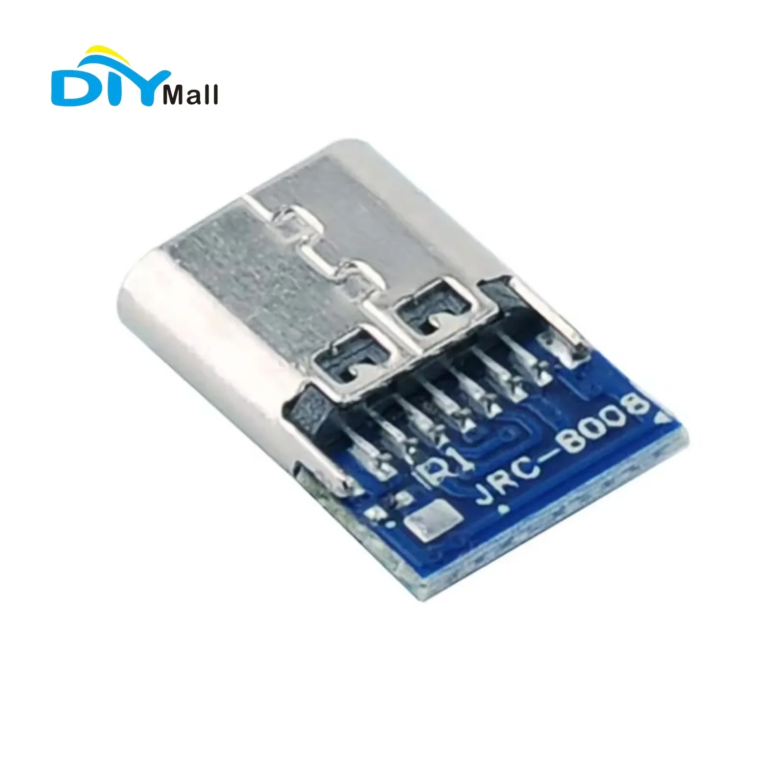 USB 3.1 Type C Connector Simple USB C Socket Breakout 14 Pin with Board Socket Female Solder Wires Fast Charging Interface