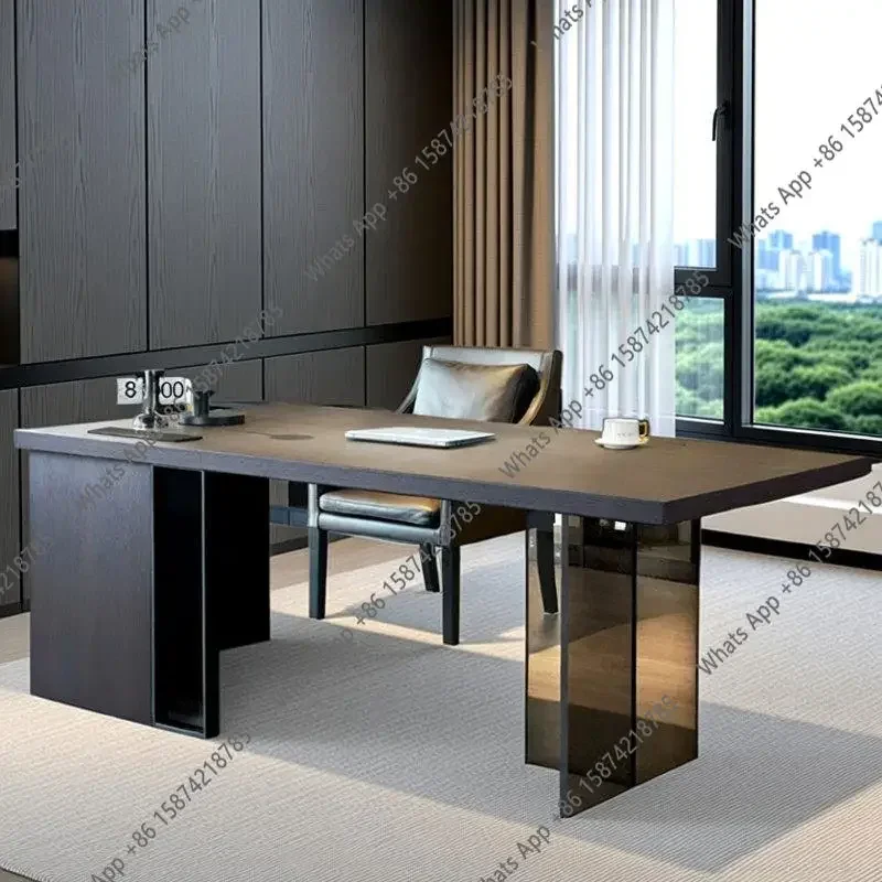 C X Italian Minimalist Light Luxury Design Sense Study Room Home Desk Desk Acrylic Modern And Simple