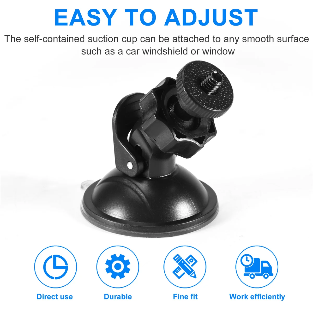 Excellent! Car windshield suction cup mount for Mobius Action Cam car keys camera
