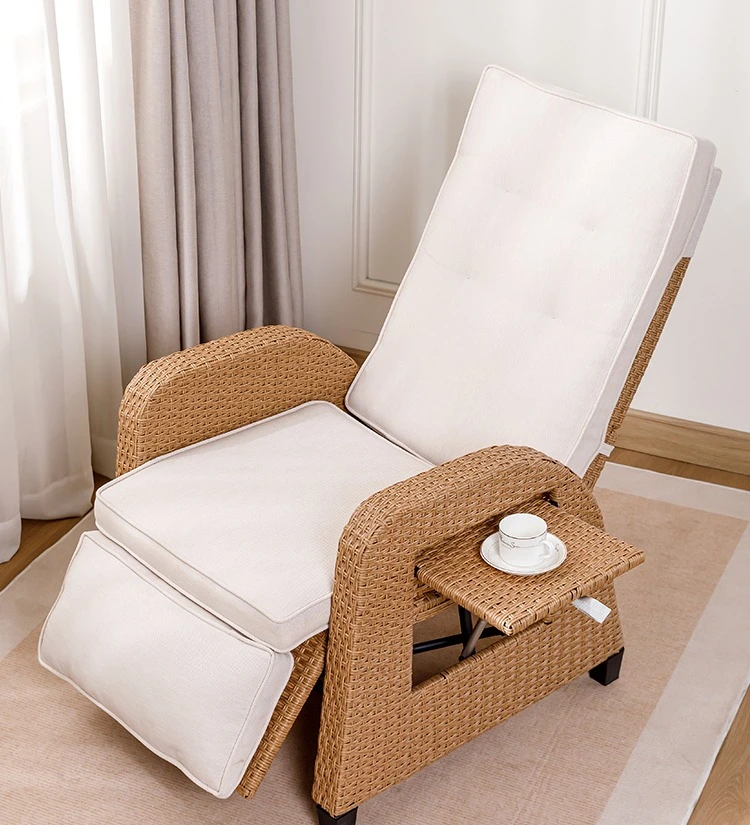 

Бытовой ленивый диван, стул из ротанга для гостиной, чайный столик, комбинация стульев