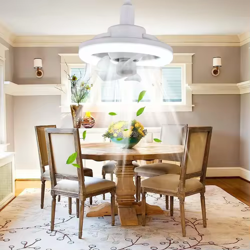 Plafonnier LED et Couvertures Chauffantes pour un Intérieur Douillet
