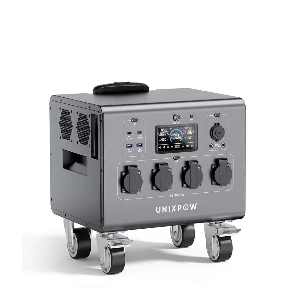 Solar Power Station for Camping 700W 1200W 1500W 3000W 3500W 6000W Outdoor Portable Solar Lifepo4 Portable Power Station