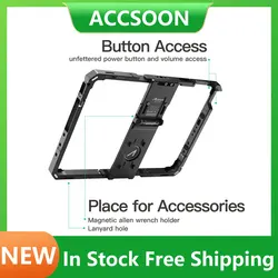 Accsoon iPad PowerCage Ⅱ iPad Rabbit Cage NP-F Battery Plate Adapter Charging Module Can Be Matched Seemo