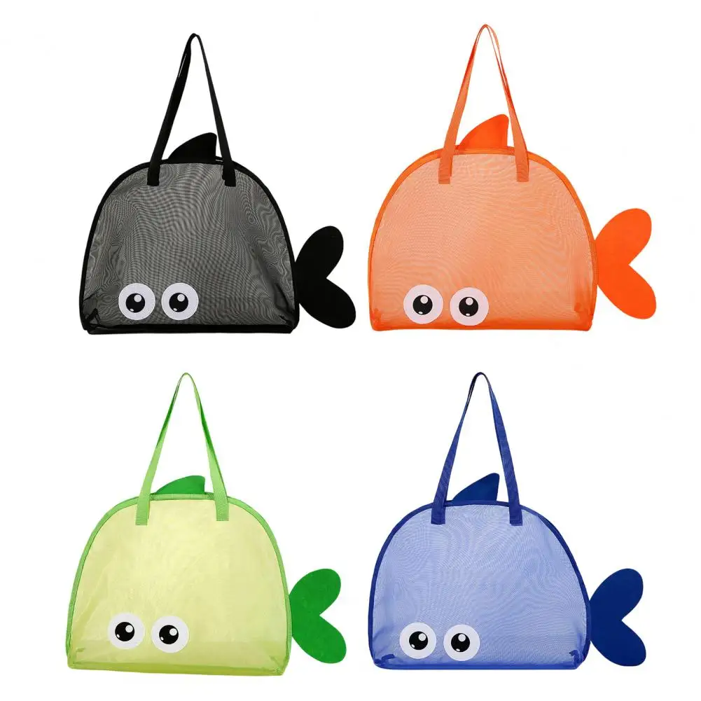 Beach Tote Bag Net Design Sand-Proof Portable Storage Bag Easy To Clean For Beach Snow Activities Outdoor Beach Bag