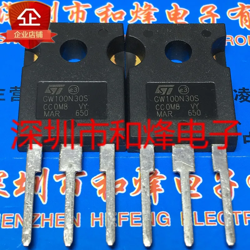 

Free shipping STGW100N30S GW100N30S TO-247 90A 330V 10PCS