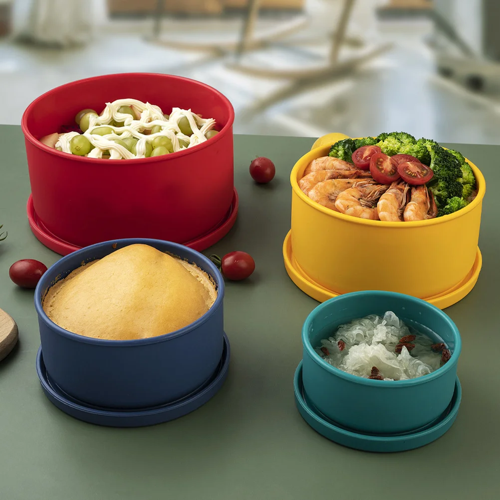 

2Pcs Compact Bento Boxes Wear-Resistant Household Food Containers with Good Sealing for Daily Use Outdoors Food Box