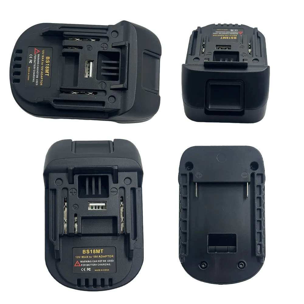 Akku-Adapter-Konverter für Bosch 18 V, umgewandelt in für Makita 18 V Li-Ionen-Akku BL1830 BL1850 BS18MT-Adapter mit USB-Anschluss – Detail 3