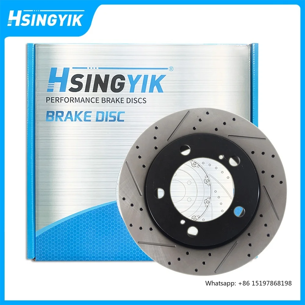 Spare Part Slotted  Brake Rotor for Porsche Panamera 971 Rear Brake Disc 971615602J  2.9 Hybrid 243Kw 2018