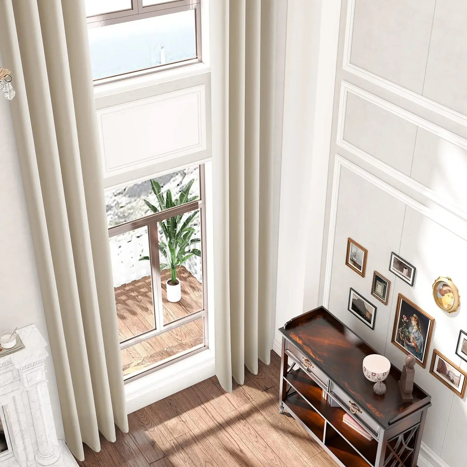 Extra Long 450cm Height Curtains for Loft Bedroom Living Room 350CM High Ceilings 400CM Window Curtain