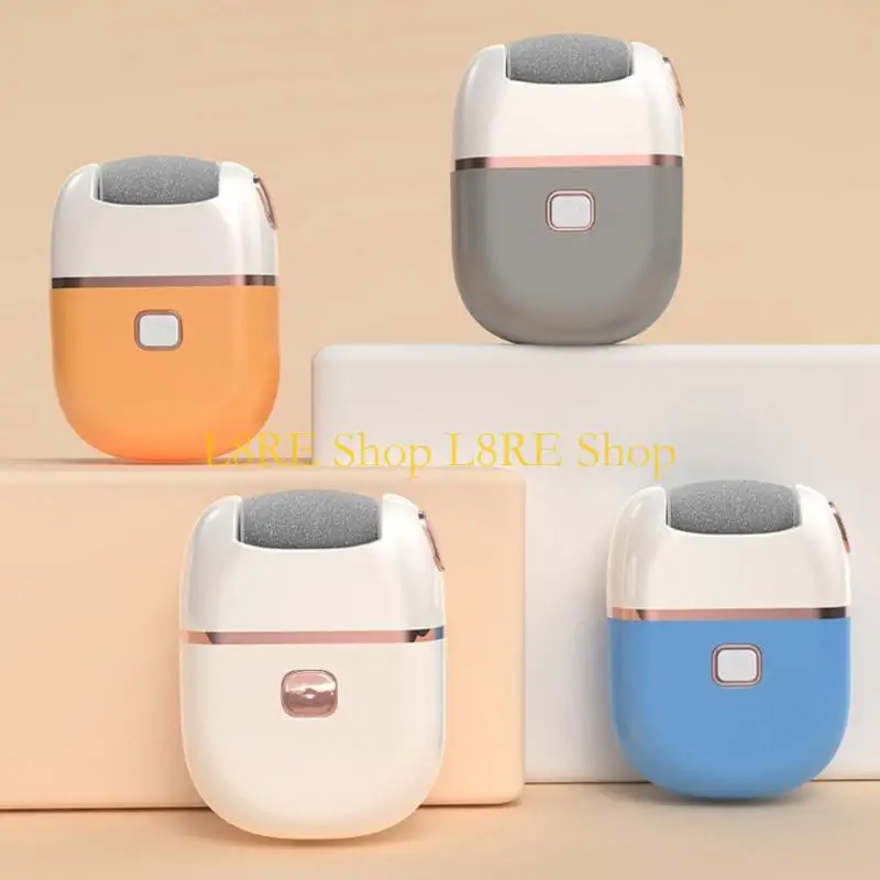 L8RE Electric Foot File Callus Remover Efficient Exfoliation  Pedicure Tool Safe Ergonomic Design For Smooth Soft Feet