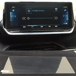 Tempered Glass Screen Protector for Peugeot e-2008 e-208 2024 Car Infotainment Navigation GPS Touch Screen Protector Foils