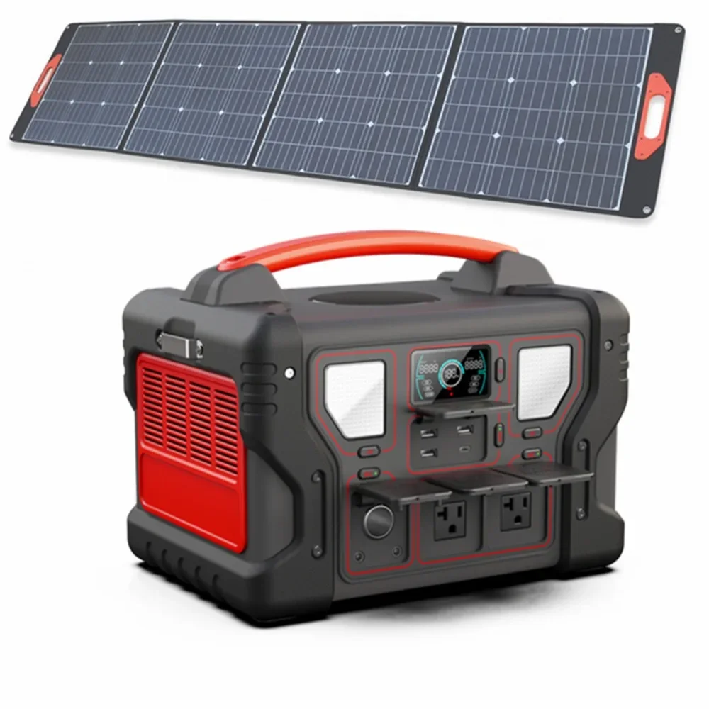 

Outdoor Camping Portable Power Banks Power Station Solar Generator Emergency UPS Power Supply For Home