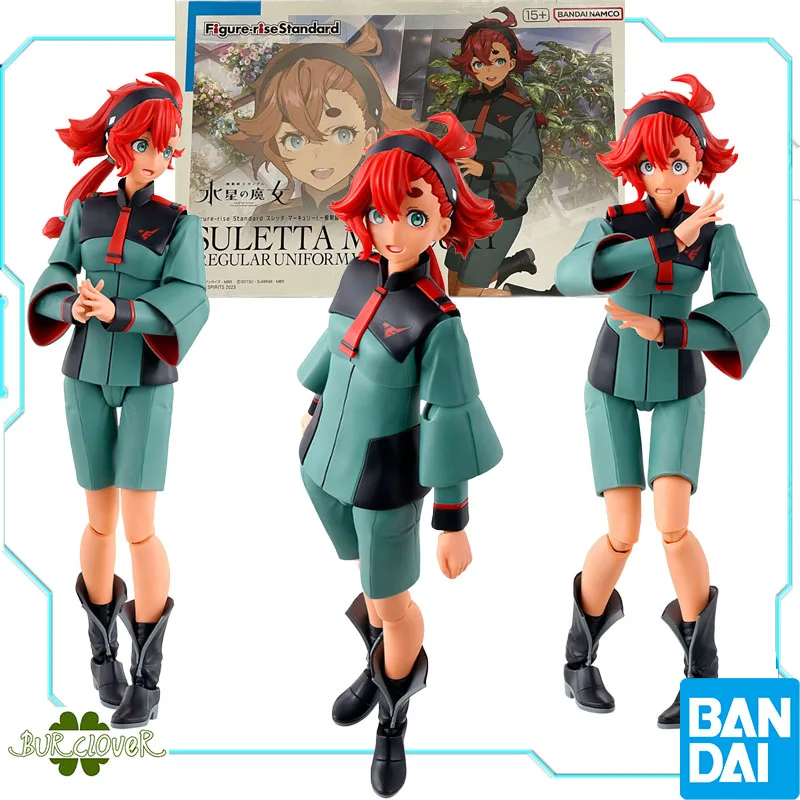 

Bandai Genuine Figure-rise Standard SULETTA MERCURY REGULAR UNIFORM Ver. Anime Action Figure Assembly Model Toys Collectible FRS