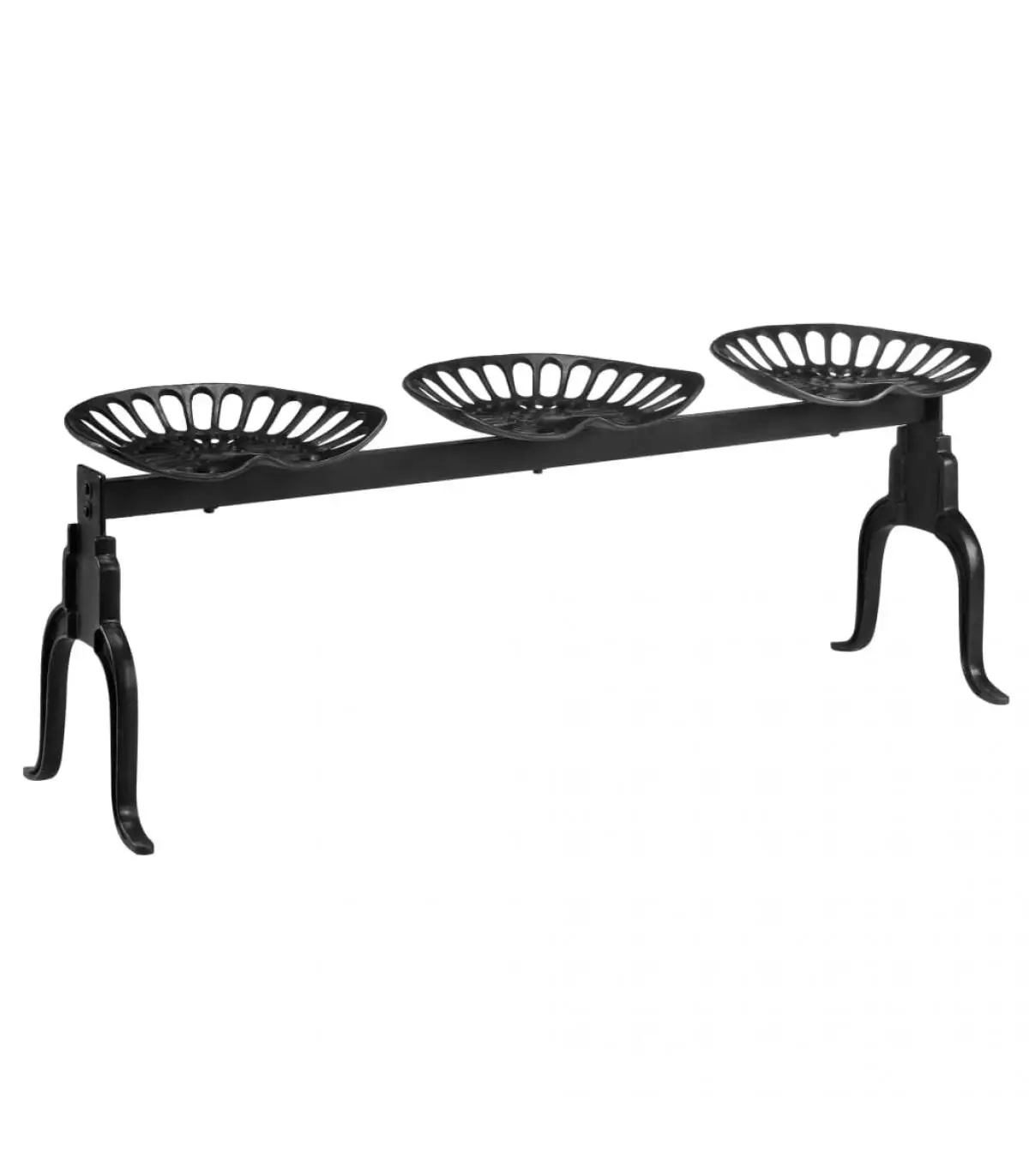 Garden benches 3seater cast iron black bench 155 cm