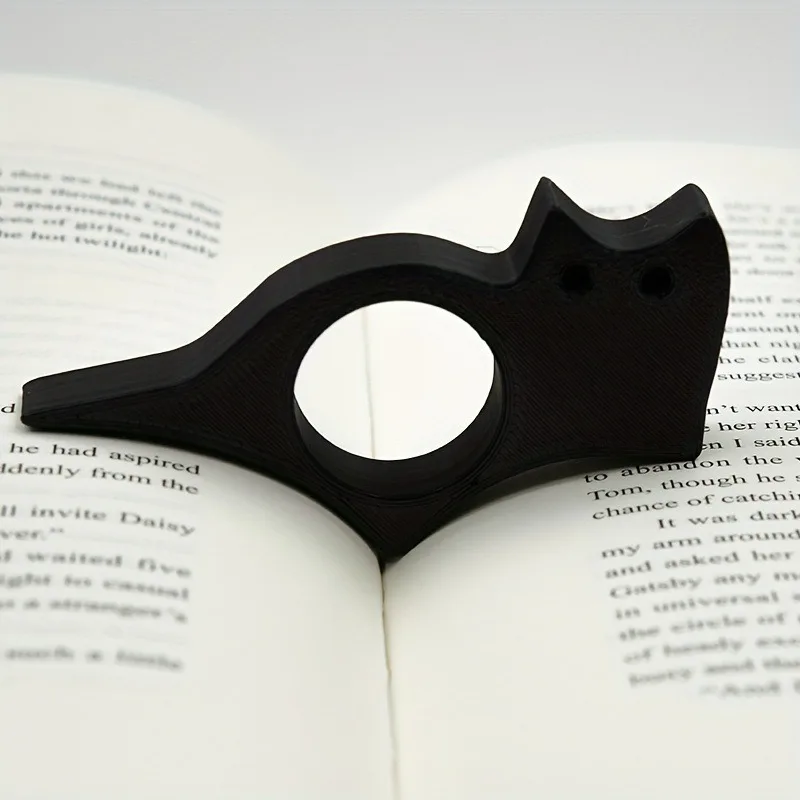 Cat Bookmark & Page with Tabbed Pages Suitable for Books, Classroom, Homeschool - Kitten-Themed Page Shields for Picture Books