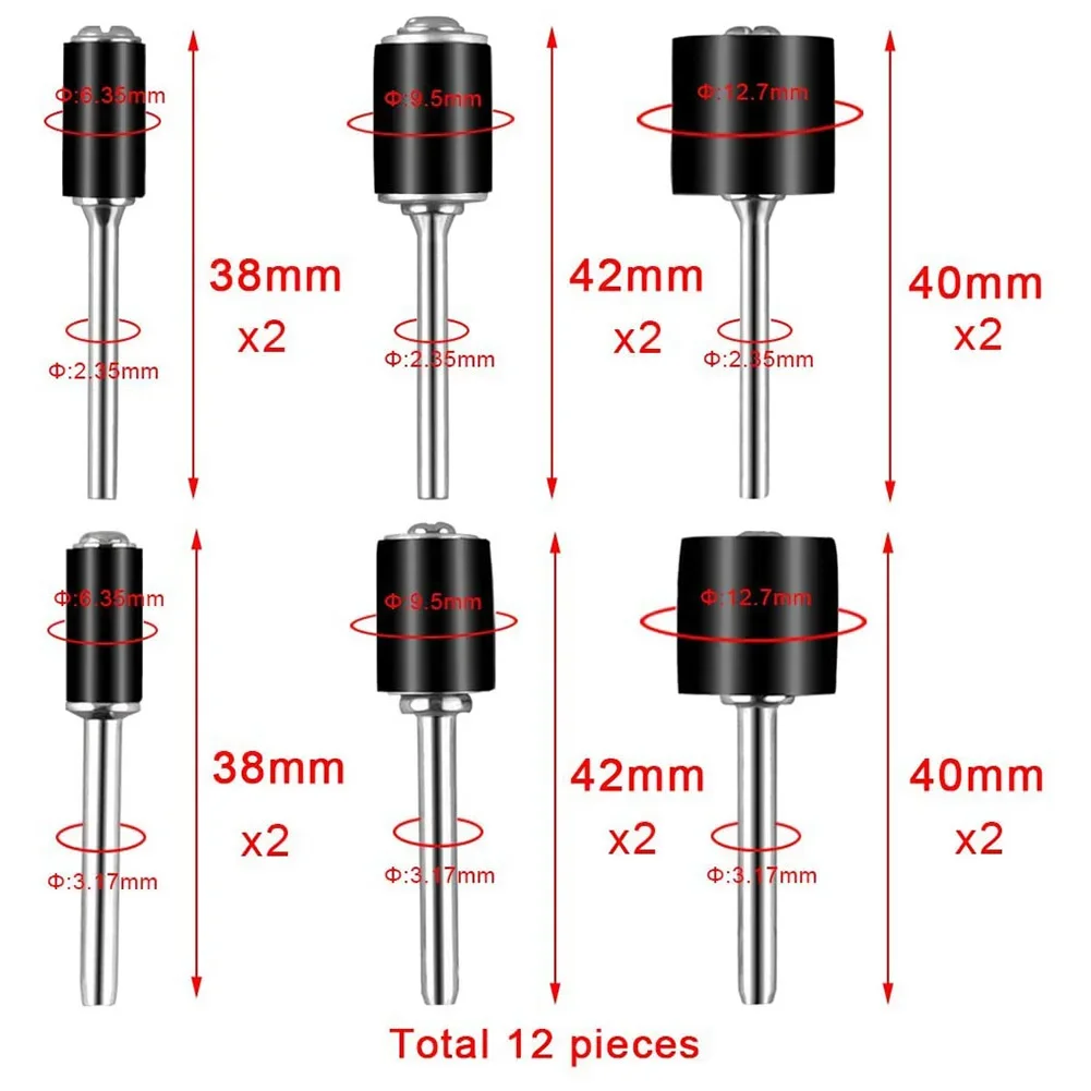 159PCS Aluminum Oxide Sanding Drum Set For Rotary Tools Compatible With Common Rotary Tool Brands For Wood Metal And Plastic