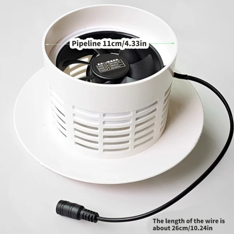 Aspiratore da bagno con funzionamento silenzioso per efficace deumidificazione flussi d