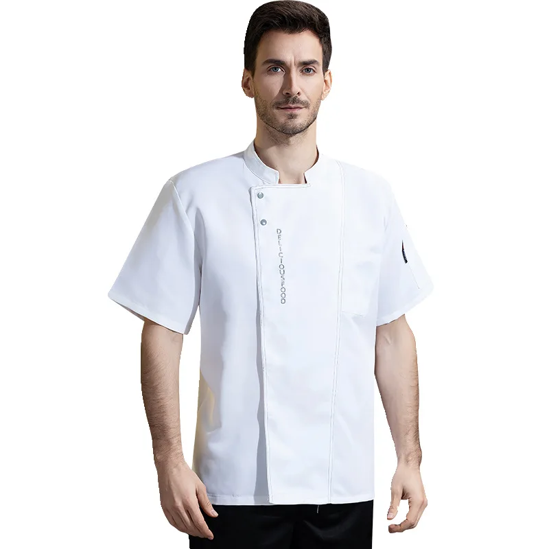 Western Restaurant Steakhouse Work Uniform Hotel Catering Fast Food Restaurant Hotel Canteen Kitchen Summer Short Sleeve Chef Un
