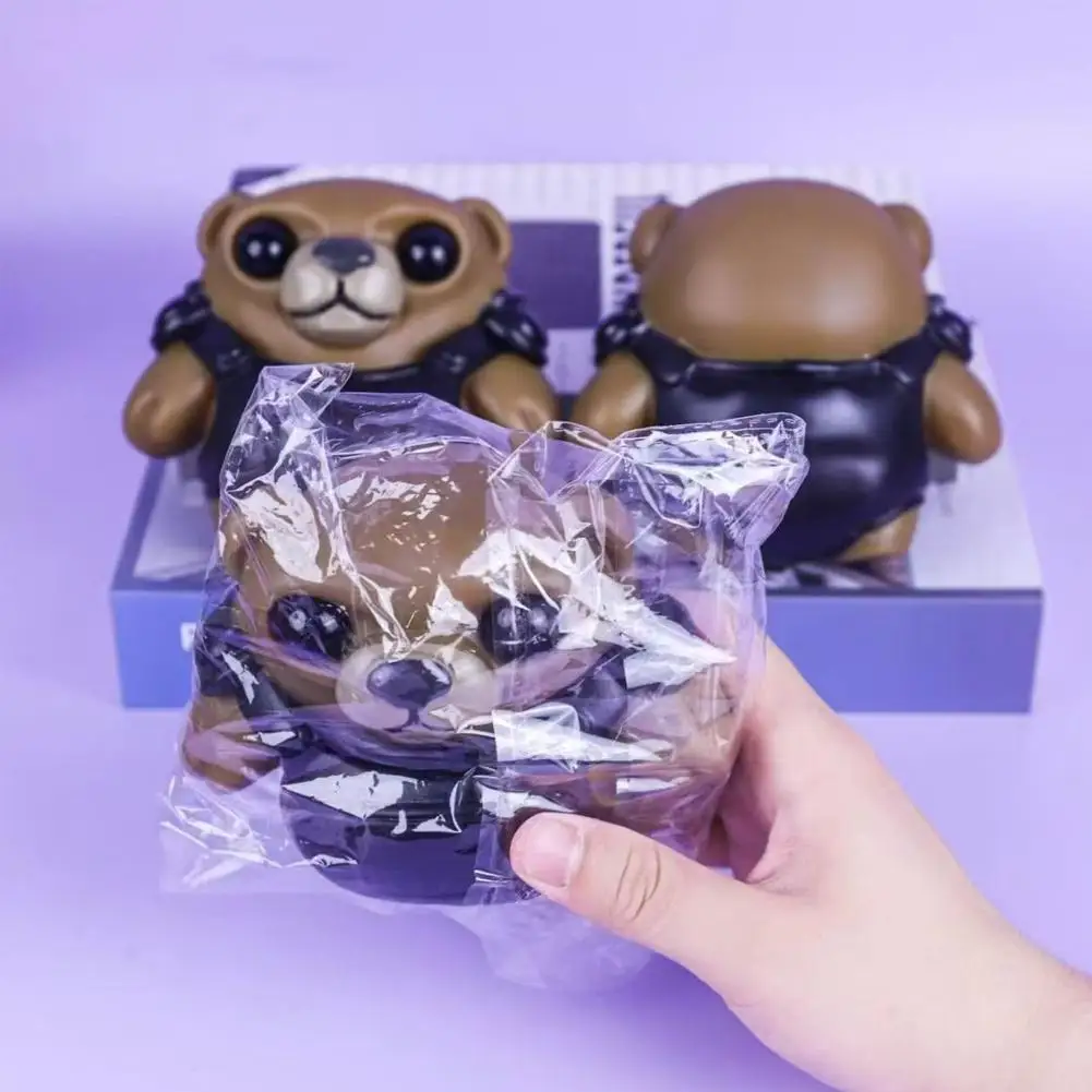 11cm mini urso alívio do estresse squeeze brinquedo descompressão kawaii squeezable modelo coleção ornamentos para crianças presentes