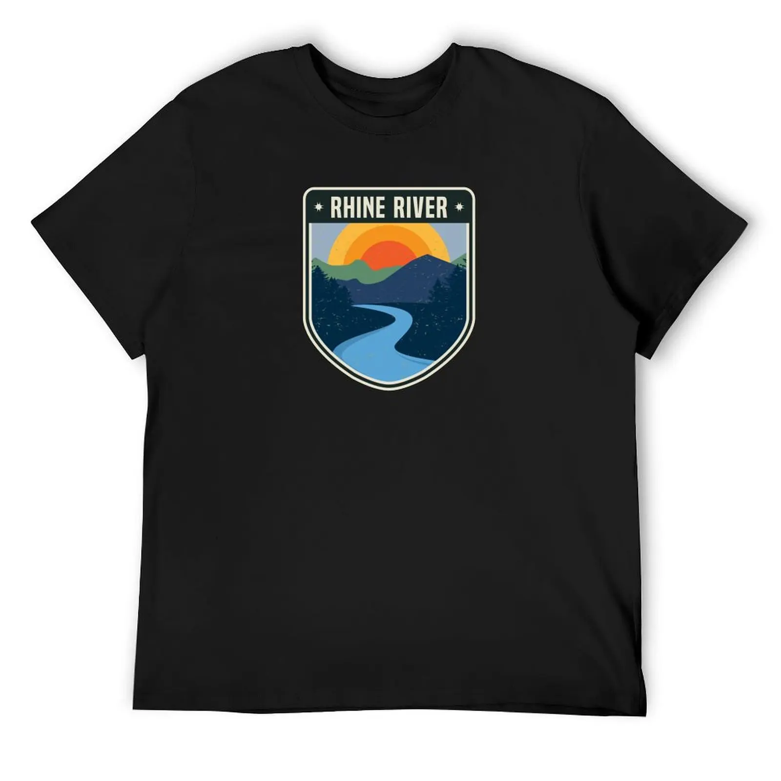 Rhein, Rhine River T-Shirt baggy shirts for a boy T-shirt men