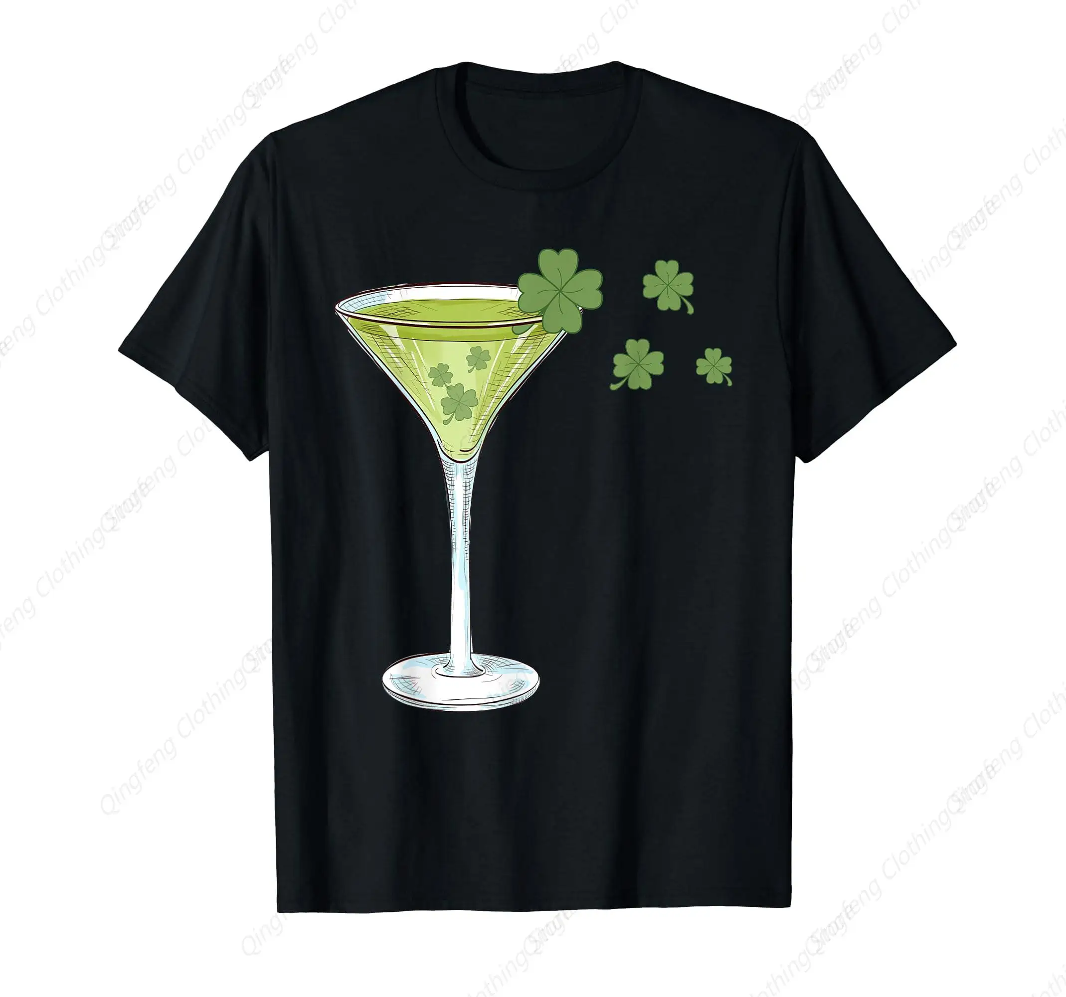 

Shamrock Wine Glass, T-Shirt